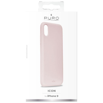 Etui do iPhone XR Puro Icon Cover - różowe