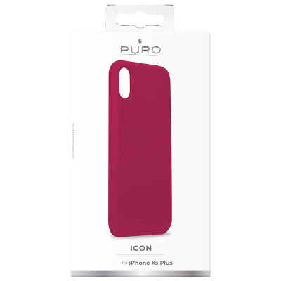 Etui do iPhone Xs Max Puro Icon Cover -  fuksja