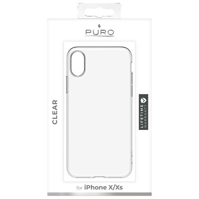 Etui do iPhone Xs/X PURO Clear Cover - przezroczyste