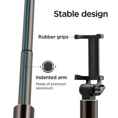 Selfie Stick Spigen BT S530W - czarny 