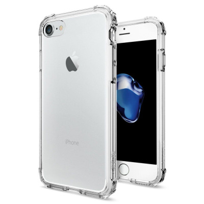 Etui do iPhone 8/7/SE 2020 Spigen Crystal Shell - przezroczyste