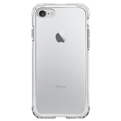Etui do iPhone 8/7/SE 2020 Spigen Crystal Shell - przezroczyste
