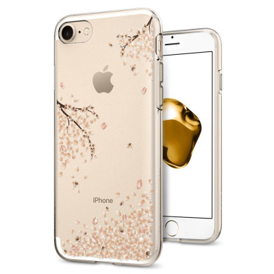 Etui do iPhone 7/8/SE 2020 Spigen Liquid Crystal - przezroczyste