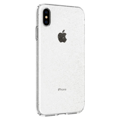 Etui do iPhone Xs/X Spigen Liquid Crystal Glitter - przezroczyste
