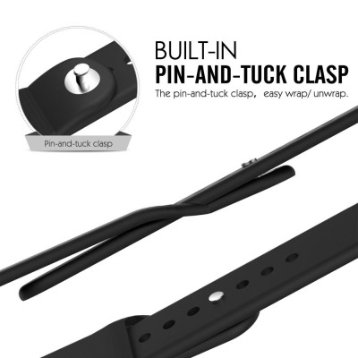Bransoleta do Apple Watch 42/44mm TECH-PROTECT Smoothband - czarna
