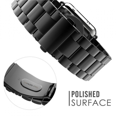 Bransoleta do Apple Watch 42/44mm TECH-PROTECT Stainles - czarna
