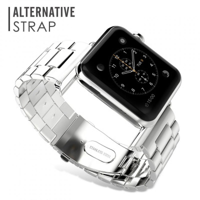 Bransoleta do Apple Watch 44/45/49 mm TECH-PROTECT Stainless -srebrna