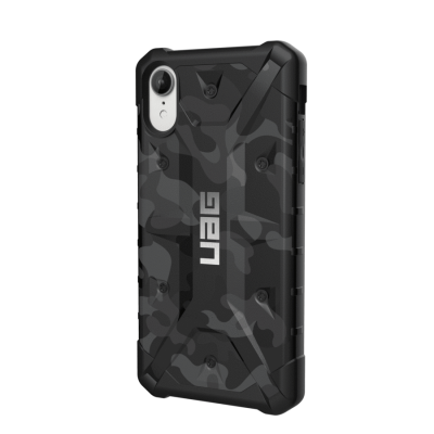 Etui do iPhone Xr UAG Pathfinder Midnigt Camo - czarne