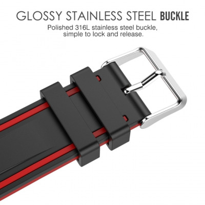 Pasek do Apple Watch 42/44mm TECH-PROTECT Fendy  - Czerwony