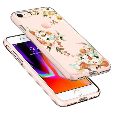 Etui do iPhone 7/8/SE 2020 Spigen Aquarella Primirose