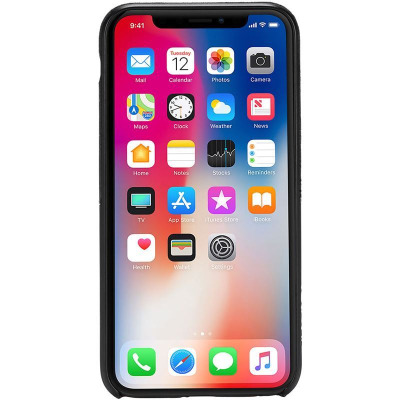 Etui iPhone Xs Max Incase Textured Snap Czarne