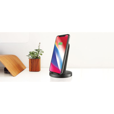 Bezprzewodowa ładowarka indukcyjna Qi do iPhone Momax Q.Dock2 Dual Coil - czarna