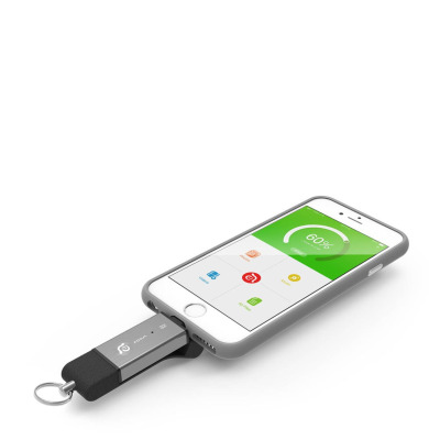 Pamięć przenośna do iPhone/iPad Adam Elements iKlips DUO flash disk - gwiezdna szarość