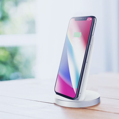 Bezprzewodowa ładowarka indukcyjna Qi do iPhone Momax Q.Dock2 Dual Coil - biała
