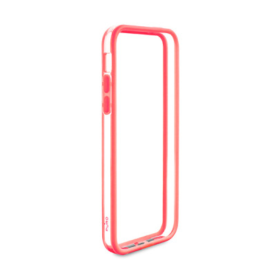 Etui do iPhone 5C Puro Bumper Frame - różowe