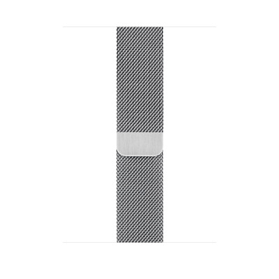 Bransoleta do Apple Watch Apple Milanese Loop w kolorze srebrnym (42/44 mm)