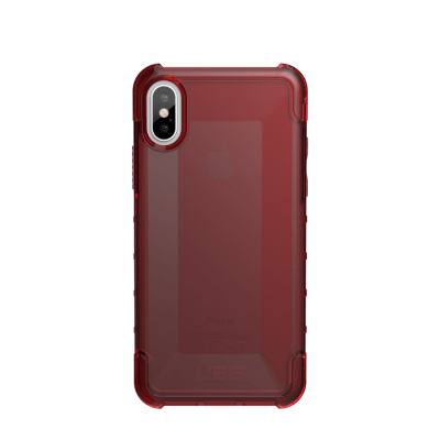 Etui do iPhone X/Xs UAG Plyo - czerwone przeźroczyste