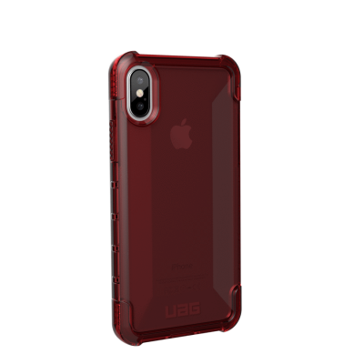 Etui do iPhone X/Xs UAG Plyo - czerwone przeźroczyste