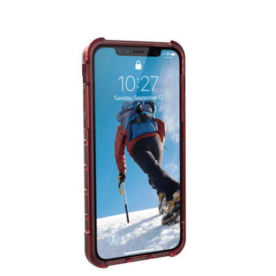 Etui do iPhone X/Xs UAG Plyo - czerwone przeźroczyste