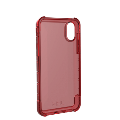 Etui do iPhone X/Xs UAG Plyo - czerwone przeźroczyste