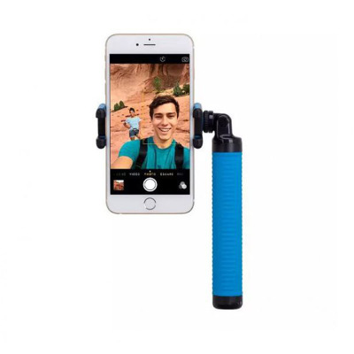 Selfie Stick Momax Hero BT 70 cm - niebieski