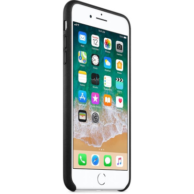 Etui do iPhone 7/8 Plus Apple Leather Case - czarne 