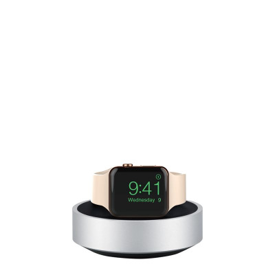 Podstawka do Apple Watch Just Mobile HoverDock - srebrna
