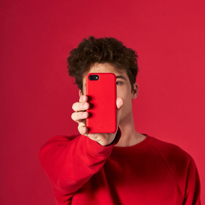 Etui do iPhone 6/6s/7/8/SE 2020 PURO ICON Cover - living coral