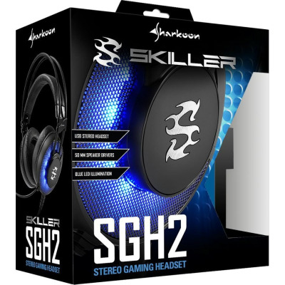 Słuchawki Sharkoon Skiller SGH2 - czarne 