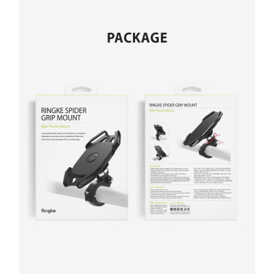Uchwyt rowerowy RINGKE Spider Bike Mount - czarny