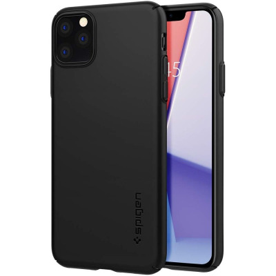 Etui do iPhone 11 Pro Max Spigen Thin Fir Air - czarne 