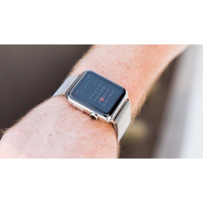 Branzoletka do Apple Watch 1/2/3/4/5 44/45/49 mm Tech-protect Milaneseband - srebrna