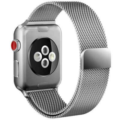 Branzoletka do Apple Watch 1/2/3/4/5 44/45/49 mm Tech-protect Milaneseband - srebrna