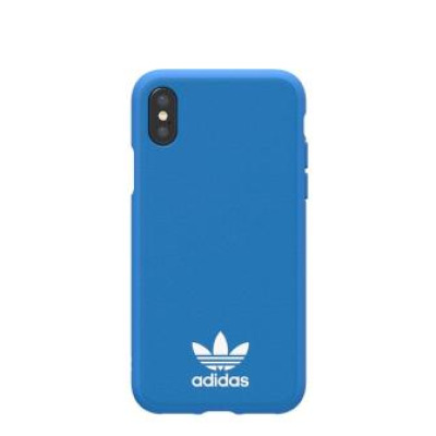 Etui do iPhone X Adidas Moulded - niebieskie 