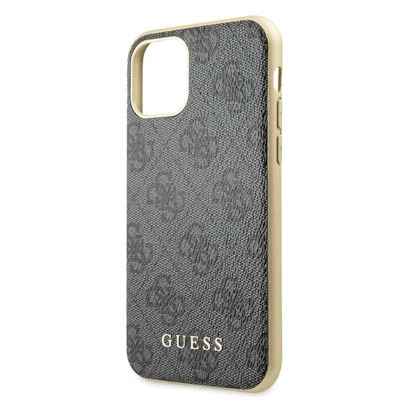 Etui do iPhone 11 Pro Guess 4G Charms Collection - szary 
