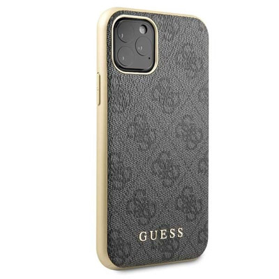 Etui do iPhone 11 Pro Guess 4G Charms Collection - szary 