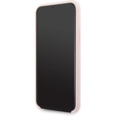 Etui do iPhone 11 Pro Guess Silicone 4G jasny różowy