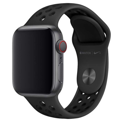Pasek do Apple Watch 42mm Nike + Czarny
