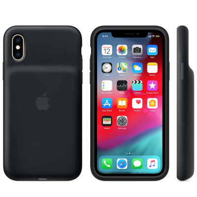 Etui do iPhone Xs Max Apple z baterią w kolorze czarnym