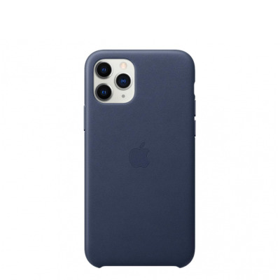Etui do iPhone 11 Pro Apple Leather Case - nocny błękit