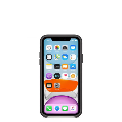 Rzeszów Etui do iPhone 11 Apple Silicone Czarne 