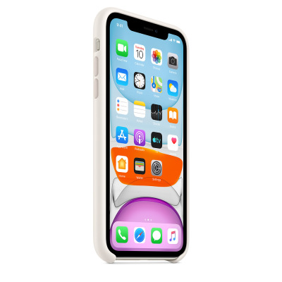 Etui do iPhone 11 Apple Silicone Case - Białe