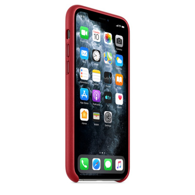 Etui do iPhone 11 Pro Apple Leather Case - czerwone