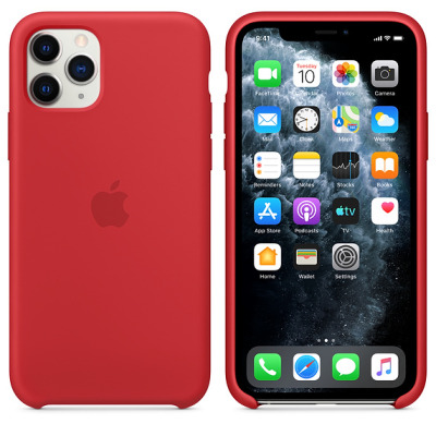 Etui do iPhone 11 Pro Max Apple Silicone Case - czerwone