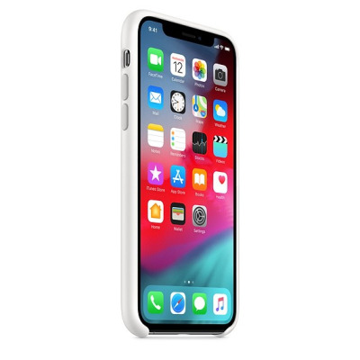 Etui do iPhone X/Xs Apple Silicone Case - białe