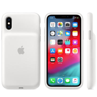 Etui Apple Smart Battery Case do iPhone X/Xs - białe