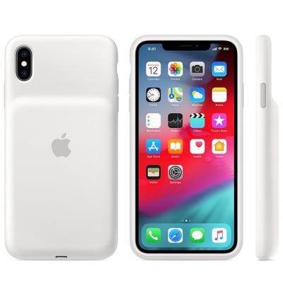Etui Apple Smart Battery Case do iPhone Xs Max - białe