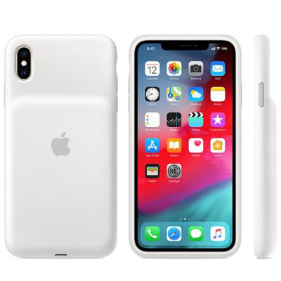 Etui Apple Smart Battery Case do iPhone Xs Max - białe