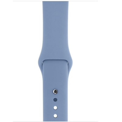 Pasek do Apple Watch 42/44mm silikonowy - lazurowy