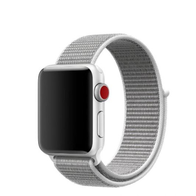 Pasek do Apple Watch 38/40mm z plecionego nylonu - porcelanowy 